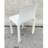 SEDIA SELENE VINTAGE ARTEMIDE DESIGN VICO MAGISTRETTI ANNI 60 BIANCA PLASTICA 
