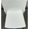 SEDIA SELENE VINTAGE ARTEMIDE DESIGN VICO MAGISTRETTI ANNI 60 BIANCA PLASTICA 
