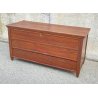 ANTICA PICCOLA CREDENZA CASSAPANCA LEGNO MASSELLO ABETE OLD FINE 1800 EPOCA
