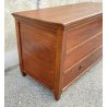 ANTICA PICCOLA CREDENZA CASSAPANCA LEGNO MASSELLO ABETE OLD FINE 1800 EPOCA