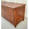 ANTICA PICCOLA CREDENZA CASSAPANCA LEGNO MASSELLO ABETE OLD FINE 1800 EPOCA