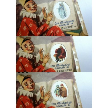 ANTICO LIBRO Le avventure di Pinocchio C.Collodi ILL. ANIMATE EDIZ. Cavallo 1944