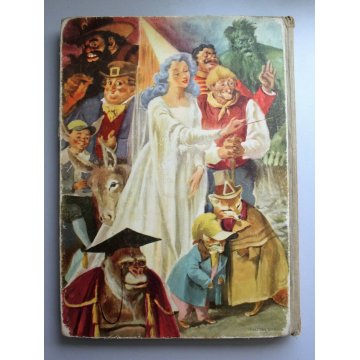 ANTICO LIBRO Le avventure di Pinocchio C.Collodi ILL. ANIMATE EDIZ. Cavallo 1944
