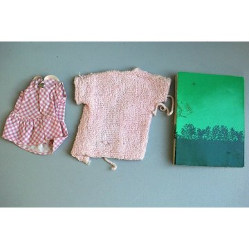 BAMBOLA DOLL Lucia MINI FURGA LISA E LUCIA VESTITO CATALOGO vintage OCCHI VERDI