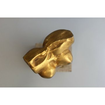 SCULTURA BRONZO Enrico Manera FIRMA 3/100 BUSTO DONNA  ARTE CONTEMPORANEA '70