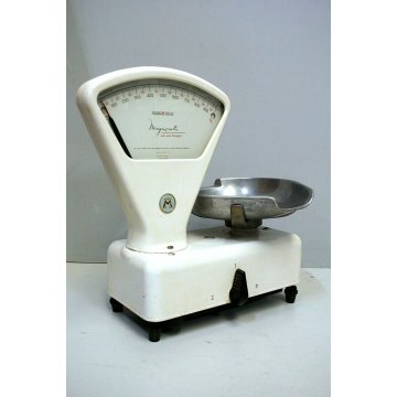 BILANCIA  VINTAGE Mignonette Macchi Italiana PORTATA 3 KG BIANCO/AVORIO  '50/'60