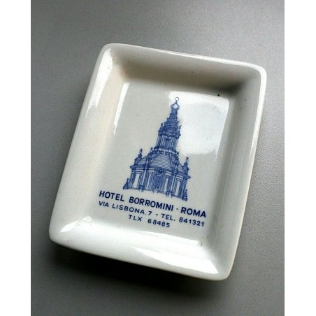 VINTAGE SOUVENIR Hotel ROMA PIATTINO CERAMICA Richard Ginori TIP TRAY SOAP DISH