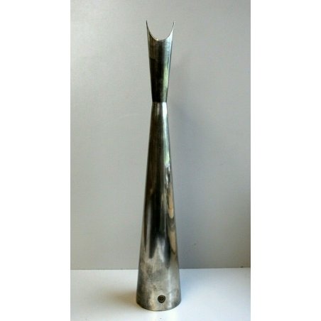 VASO MONOFIORE Cardinale Lino Sabattini Christofle Gallia OTTONE ARGENTO 1950/60