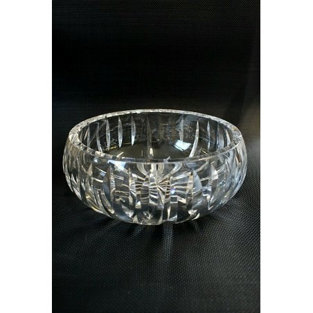VASO CIOTOLA CRISTALLO MOLATO DESIGN Cristal St Louis FRANCE ROUND BOWL COUPE 