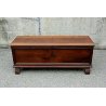 ANTICA CASSAPANCA PANCA NOCE 1700 EPOCA PERFETTA MOBILE ENTRATA GAMBE FERINE OLD