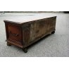ANTICA CASSAPANCA PANCA NOCE 1700 EPOCA PERFETTA MOBILE ENTRATA GAMBE FERINE OLD