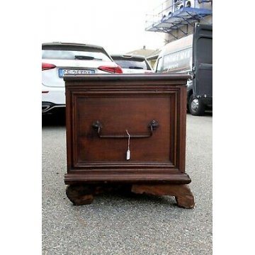 ANTICA CASSAPANCA PANCA NOCE 1700 EPOCA PERFETTA MOBILE ENTRATA GAMBE FERINE OLD