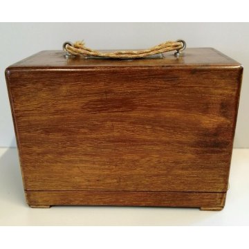 ANTICO BAROGRAFO Aviazione Militare Italiana EPOCA 1900 legno mogano AGOLINI