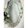 ANTICO SPECCHIO SPECCHIERA VETRO MURANO FIORI VENEZIANO VINTAGE ANNI 50 GLASS 