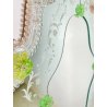 ANTICO SPECCHIO SPECCHIERA VETRO MURANO FIORI VENEZIANO VINTAGE ANNI 50 GLASS 