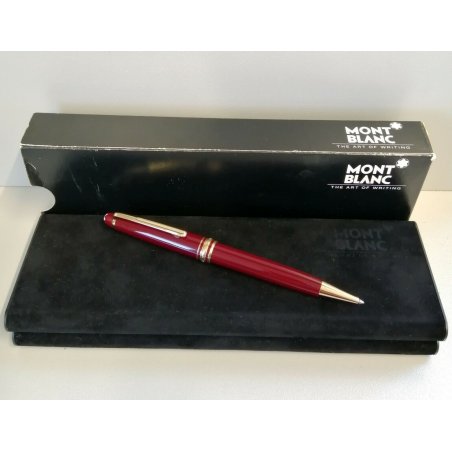 PENNA SFERA Montblanc Meisterstuck CLASSIC BORDEAUX ORO vintage BALLPOINT PEN