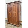 ANTICO GRANDE ARMADIO GUARDAROBA 1600 PIEMONTESE LEGNO MASSELLO NOCE 2 ANTE OLD 