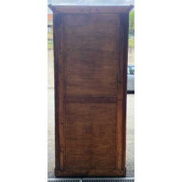 ANTICO ARMADIO 1800 GUARDAROBA LEGNO ABETE 2 ANTE EPOCA CASSETTO ARTE POVERA 
