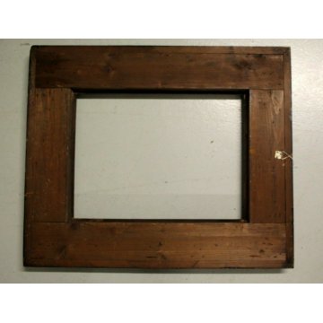 ANTICA CORNICE GUILLOCHE' LEGNO EBANIZZATO 51,5x61cm EPOCA '800