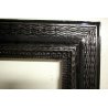 ANTICA CORNICE GUILLOCHE' LEGNO EBANIZZATO 51,5x61cm EPOCA '800