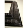 ANTICA CORNICE GUILLOCHE' LEGNO EBANIZZATO 51,5x61cm EPOCA '800