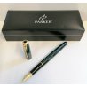 PARKER Sonnet PENNA STILOGRAFICA lacca cinese VERDE NERO ORO FOUNTAIN PEN BOX