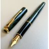 PARKER Sonnet PENNA STILOGRAFICA lacca cinese VERDE NERO ORO FOUNTAIN PEN BOX