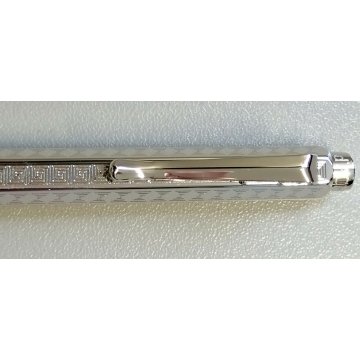 PENNA SFERA ESAGONALE Caran d'Ache CHEVRON illusione ottica BALLPOINT PEN BOX