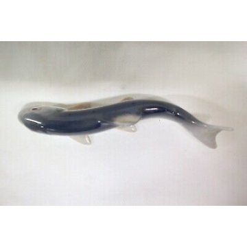 ANTIQUE ROYAL COPENHAGEN PORCELAIN FIGURE  8912 TROUT FISH DENMARK Ceramica 