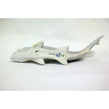 ANTIQUE ROYAL COPENHAGEN PORCELAIN FIGURE  8912 TROUT FISH DENMARK Ceramica 