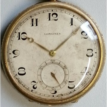 ANTICO OROLOGIO TASCA Longines CAL. 18.79M meccanico ANNI 40 OLD POCKET WATCH