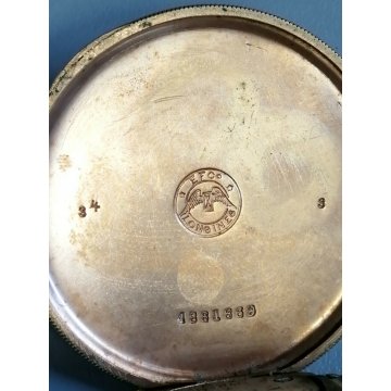 ANTICO OROLOGIO TASCA Longines CAL. 18.79M meccanico ANNI 40 OLD POCKET WATCH