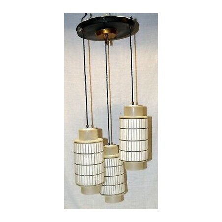 ANTICO LAMPADARIO CASCATA VETRO 1960 DESIGN STILNOVO VENINI MURANO VETRO ACIDO