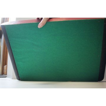 SET CASINO' VINTAGE GIOCO CARTE SCACCHI DAMA POKER ROULETTE MIDCENTURY GAME BOX