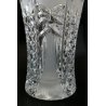 ANTICO VASO CRISTALLO BOEMIA MOLATO DECORO STELLA VINTAGE CRYSTAL VASE '900