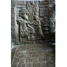 ANTICA REPLICA ANTICO TRONO EGIZIO Faraone Tutankhamon BRONZO EGITTO '900