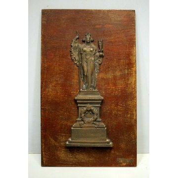 BASSORILIEVO SCULTURA BRONZO FREGIO Ignoto Militi ROMA Altare della Patria TARGA