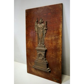 BASSORILIEVO SCULTURA BRONZO FREGIO Ignoto Militi ROMA Altare della Patria TARGA