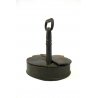 ANTICO LUCCHETTO FERRO BATTUTO FUNZIONANTE CATENACCIO PADLOCK IRON KEY '800