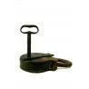 ANTICO LUCCHETTO FERRO BATTUTO FUNZIONANTE CATENACCIO PADLOCK IRON KEY '800