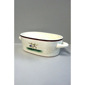 ANTICA CIOTOLA CERAMICA BIANCA RICHARD GINORI S.Cristoforo MILANO Gio Ponti 900