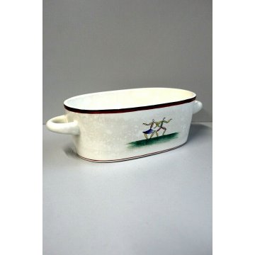 ANTICA CIOTOLA CERAMICA BIANCA RICHARD GINORI S.Cristoforo MILANO Gio Ponti 900