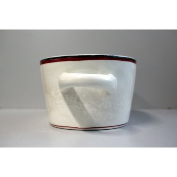 ANTICA CIOTOLA CERAMICA BIANCA RICHARD GINORI S.Cristoforo MILANO Gio Ponti 900