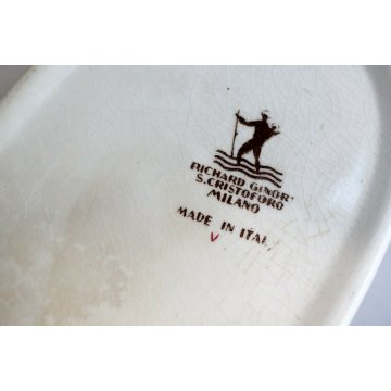 ANTICA CIOTOLA CERAMICA BIANCA RICHARD GINORI S.Cristoforo MILANO Gio Ponti 900