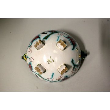 ANTICA ALZATA CIOTOLA CERAMICA BOTTEGA RICCARDO GATTI FAENZA '900 FOOTED BOWL