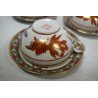 ANTICO SERVIZIO 6pz CAFFE THE porcellana CINA FAMILLE ROSE PESCI GOLDFISH XX sec