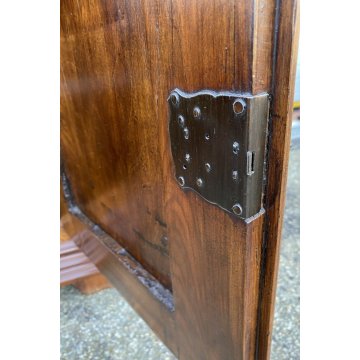 ANTICA PIATTAIA CREDENZA NOVECENTO PIEMONTESE PRIMI 1900 LEGNO BAROCCO DISPENSA 