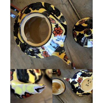 ANTICO SERVIZIO TE CAFFE TAZZE PORCELLANA M.G.A. Mazzotti Giuseppe Albisola DECO