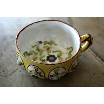 ANTICO SERVIZIO TE CERAMICA  Alba Docilia TEIERA ZUCCHERIERA LATTIERA PIATTINI  