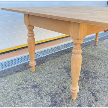 GRANDE TAVOLO A LIBRO LEGNO NOCE MASSELLO MID-CENTURY ANNI 50 VINTAGE RUSTICO 